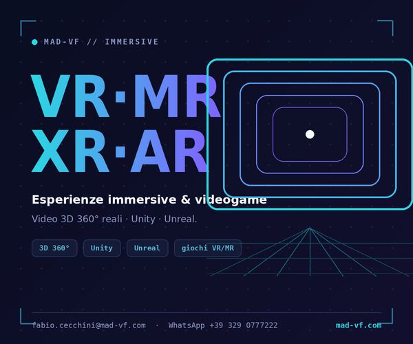 Developer VR XR Videogame and more