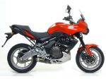 Scarico per Kawasaki Versys 650 Arrow Racetech Akra Slip on Gpr M3 2007>14