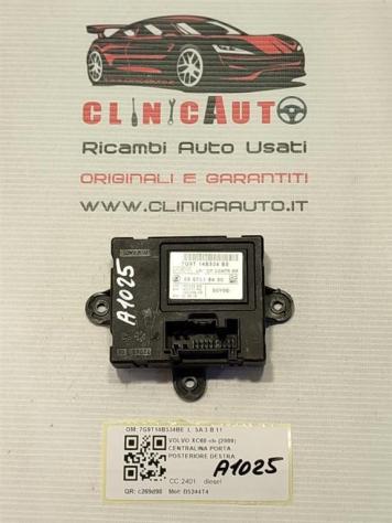 CENTRALINA PORTA POSTERIORE DX VOLVO XC60 1° Serie 7G9T14B534BE (0818)