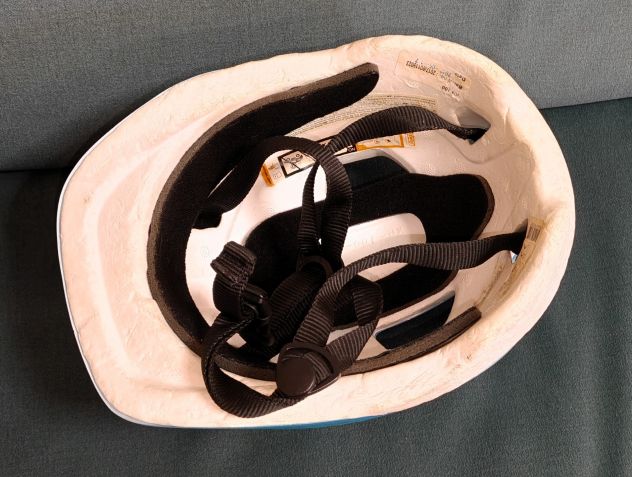 casco bici bambini B'Twin Decathlon taglia S blu - Foto 4