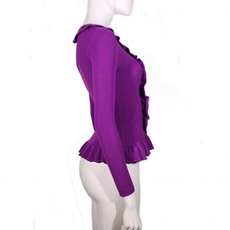 Cardigan viola Boutique Moschino - tg. 40 - Foto 3