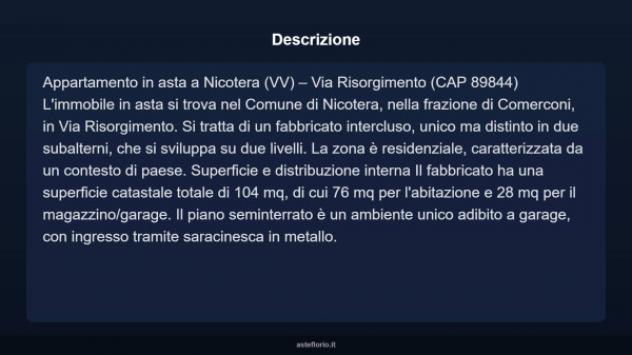 Immobile in asta di 76 m², box auto in vendita a Nicotera - Foto 3