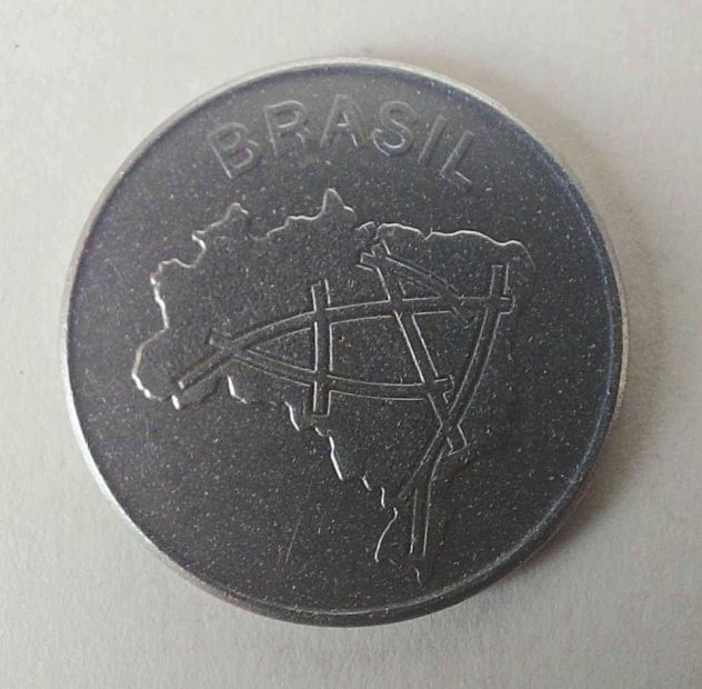 RARO 10 CRUZEIROS MONETA BRASILE 1982 - Foto 2