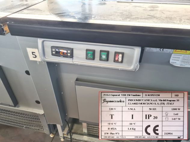 BANCO REFRIGERATO LINEARE MACELLERIA USATO - Foto 3