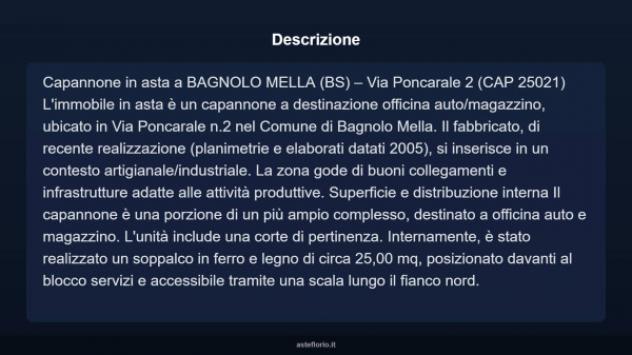 Immobile in asta di 300 m² in vendita a Bagnolo Mella - Foto 3