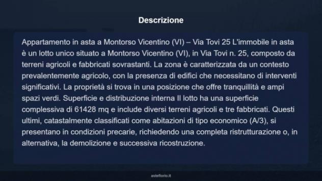 Immobile in asta di 61428 m² in vendita a Montorso Vicentino - Foto 9