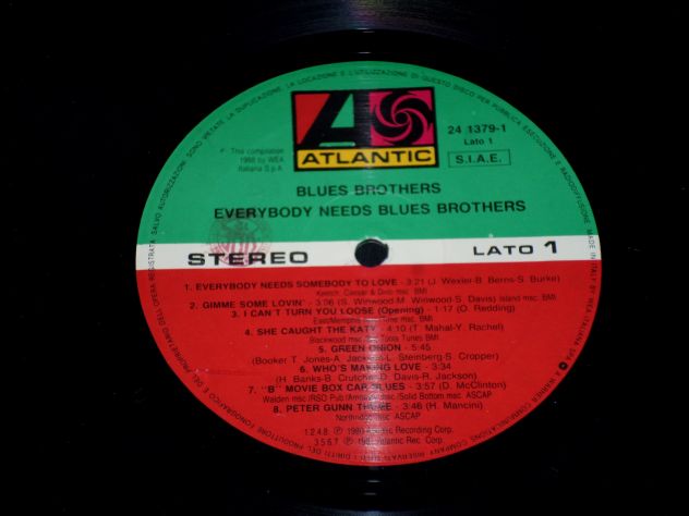BLUES BROTHERS - Everybody Needs - LP / 33 rpm 1988 1° St. Italy Atlantic - Foto 3