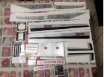 gilera ngr 250 nera e rossa kit adesivi