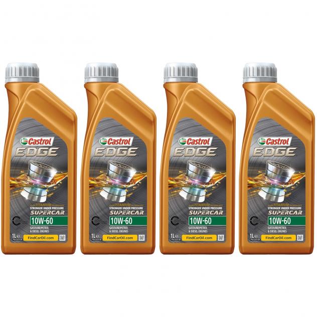 Kit Olio Motore Castrol Edge Fst 10W60-4