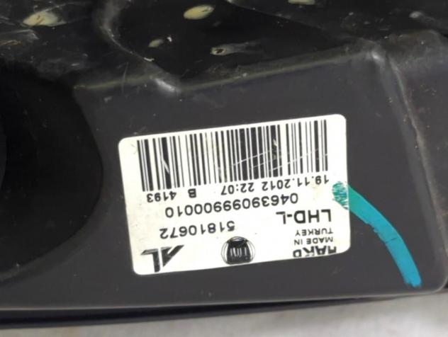 51810672 FARO FANALE ANTERIORE SINISTRO FIAT DOBLO 1.4 M 88KW 6M 2P (2013) RICAMBIO USATO - Foto 7