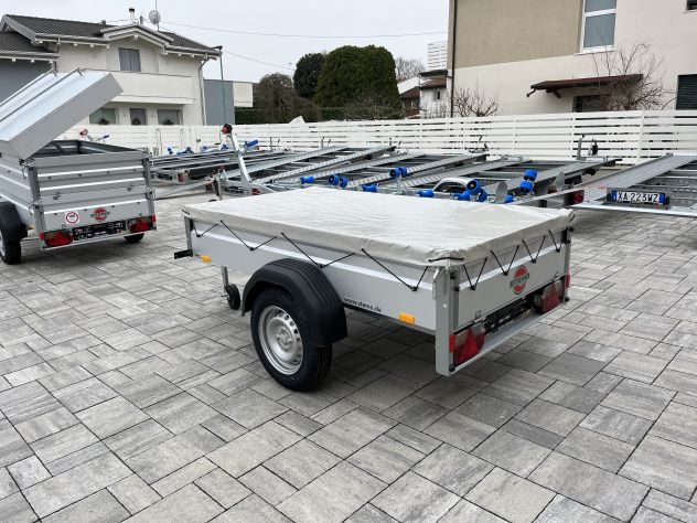 SAFARIWAYS Carrello HeavyDuty 750 kg immatricolazione 2025 colore argento - Foto 2