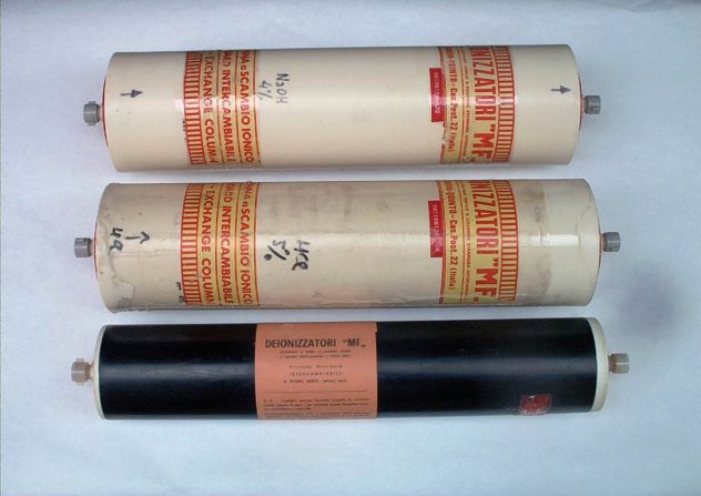 3 colonne per demineralizzatore