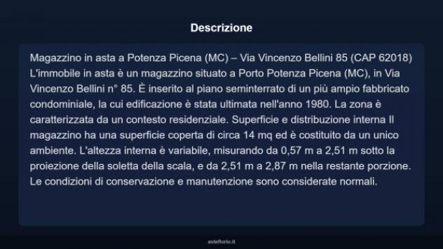 Immobile in asta di 14 m² in vendita a Potenza Picena - Foto 5