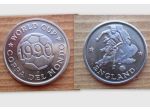 GETTONE COPPA DEL MONDO DI CALCIO 1990 SVOLTOSI IN ITALIA - INGHILTERRA IN FDC -