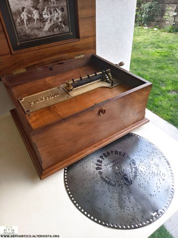 176293 Antico e meraviglioso POLYPHON del XIX secolo - Foto 6
