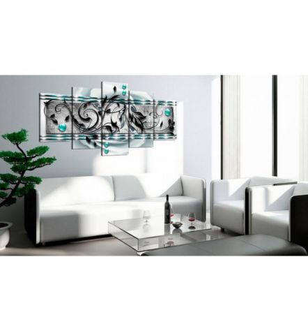Quadro Estroverso Grigio Cm.100x50 E 200x100 ARREDALACASA - Foto 2