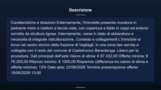 Immobile in asta di 216 m² in vendita a Castelnuovo Berardenga - Foto 5