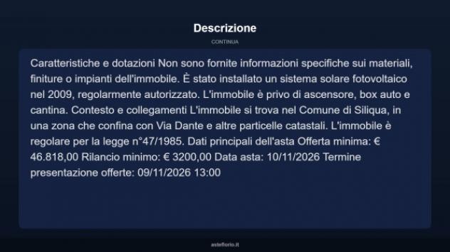 Immobile in asta di 90 m² in vendita a Siliqua - Foto 5