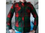 Fishbone camicia flanella