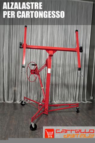 Carrello alzalastre solleva pannelli cartongesso -certificato CE - Foto 2