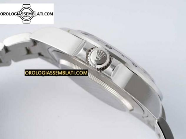 Rolex Replica EXPLORER II 42MM 216570 NERO 904L SS 1:1 BEST EDITION QUADRANTE BIANCO SUL BRACCIALE 3285 V4 - Foto 10