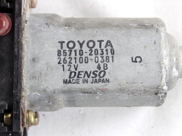 85710-20310 MOTORINO MECCANISMO ALZA-VETRO ALZA-CRISTALLO PORTA ANTERIORE DESTRA TOYOTA CELICA (2000) RICAMBIO USATO 6981020400 - Foto 3