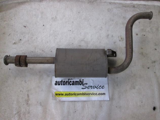 8200013362 SCARICO MARMITTA TERMINALE SILENZIATORE CENTRALE RENAULT ESPACE 3.0 D 130KW AUT 5P (2004) RICAMBIO USATO