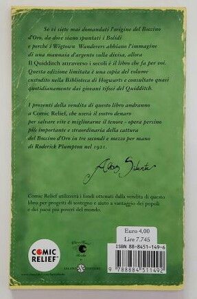 IL QUIDDITCH ATTRAVERSO I SECOLI KENNILWORTHY WHISP HOGWARTS ED:SALANI, 2002 - Foto 2