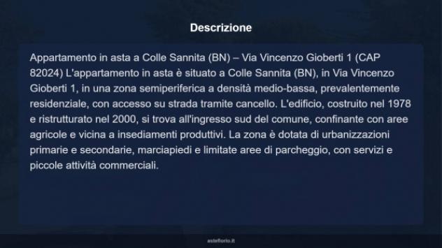 Immobile in asta di 161 m² con più di 5 locali in vendita a Colle Sannita - Foto 12