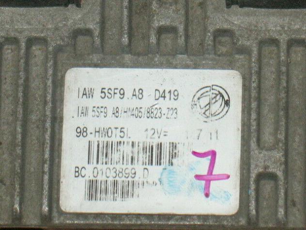 5SF9.A8 51899832 ECU FIAT G.PUNTO EVO IAW 5SF9.A8 51899832 ANCHE 51891845 HW405 - Foto 2