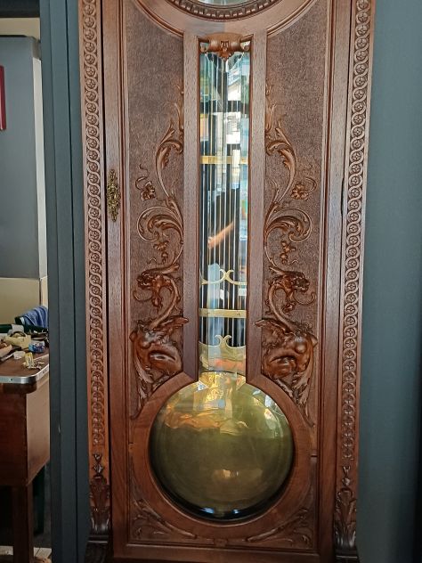 Orologio a pendolo longcase funzionante design Vittorio Valabrega - Foto 7
