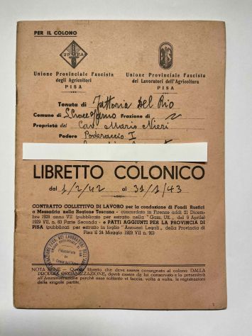 Libretto colonico toscana - Foto 8
