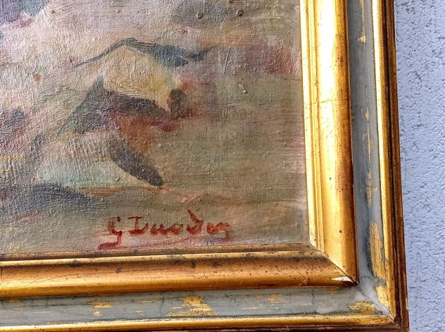 Lotto di cinque dipinti di Giuseppe Duodo - Foto 4