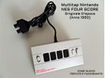 Multitap Nintendo NES (Four Score) vintage, anno 1990 (originale)