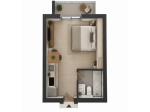 MONOLOCALE CON BALCONCINO