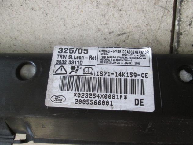 1S71-14K159-CE AIRBAG A TENDINA LATO SINISTRO FORD MONDEO SW 2.2 D 114KW 6M 5P (2005) RICAMBIO USATO - Foto 2