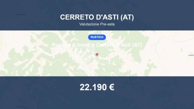 Immobile in asta di 175 m² con più di 5 locali in vendita a Cerreto d'Asti