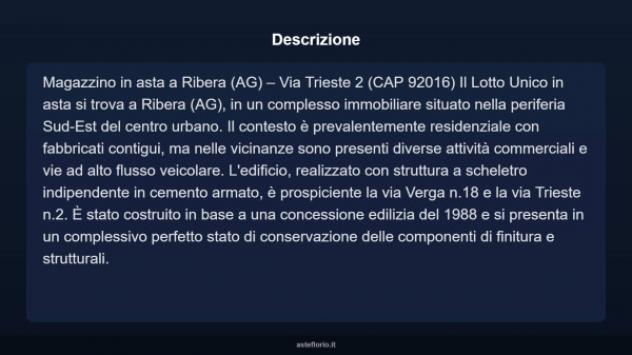 Immobile in asta di 253 m² in vendita a Ribera - Foto 3