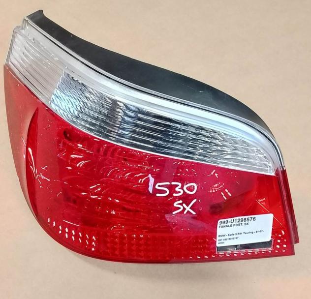 FANALE POST. SX 999-U1298576 Parti elettriche  Fanaleria  Fanali  Fanale post. dx. BMW - Serie 5 E60 4 porte - 01-07-2003 - 01-02-2007, BMW -