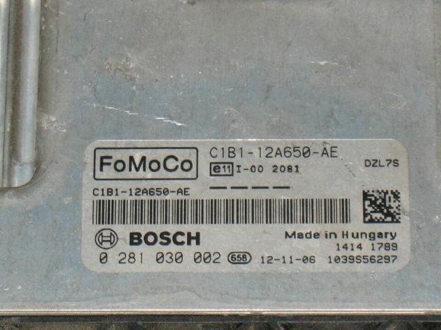 0281030002 ECU FORD FIESTA FoMoCo 1.5 0281030002 C1B1-12A650-AE - Foto 2