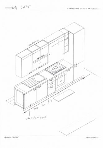 CUCINA COMPONIBILE EXPO' 292 SOTTOCOSTO