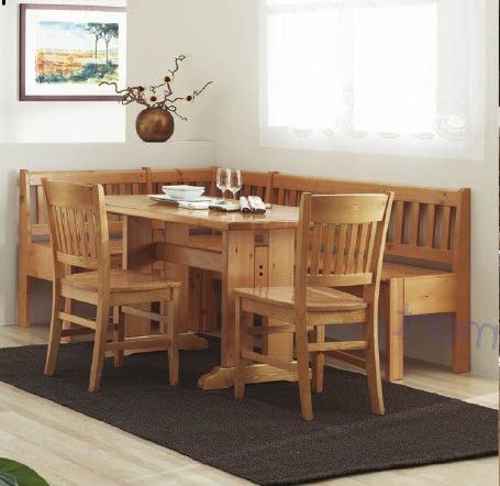 angolo panca con cassonetto misure 50 x136x181x 45 x86 tinta naturale - Foto 5