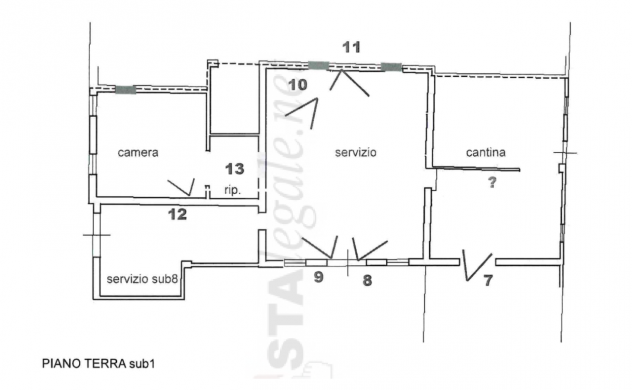 Porzione di casa in vendita a Faenza