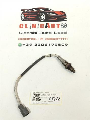 SONDA LAMBDA TOYOTA Aygo 3° Serie 89465-0H040 0258030114 1KRFE benzina 998 (15)