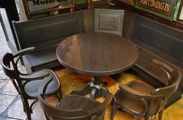 Divanetto legno o imbottito per irish pub, locali irish pub - Foto 3