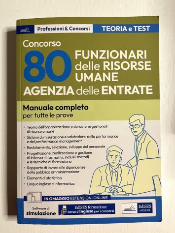 Concorso 80 Funzionari Risorse Umane Agenzia delle Entrate