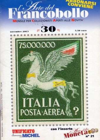 L'arte del francobollo, n. 30 del novembre 2013