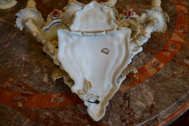 Tris di applique vintage in ceramica - Foto 8