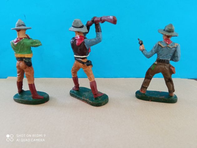 Soldatini cowboy in pasta Elastolin - Foto 4