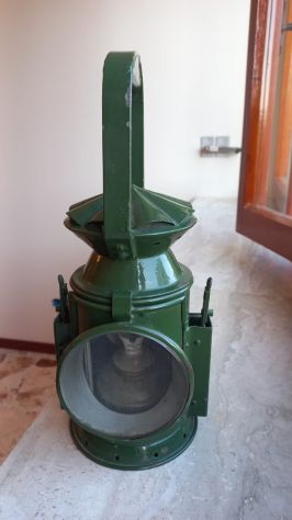 Antica lanterna - lampada Ferroviaria – Eastgate Birmingham 1944 Originale
